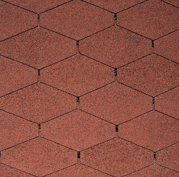 битумная черепица айко Monarch Diamant tile red