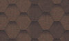 битумная черепица Акваизол мозайка коричневый микс