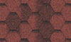 битумная черепица Акваизол мозайка красная